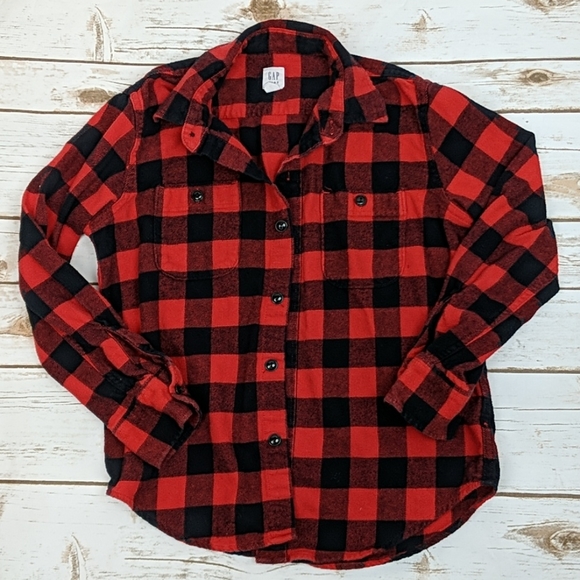 GAP Other - Gap Kids Buffalo Plaid Shirt Boy's M Regular